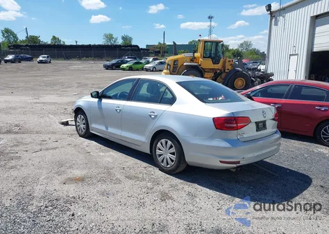 2015 Volkswagen Jetta 2.0L S z USA, uszkodzony, nr VIN 3VW2K7AJ9FM408583